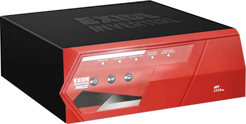 Exide Magic 1125 VA 12V Inverter – 42 Months Warranty | Square Wave Output | Intelligent ASIC Charging | Wide Input Voltage Range